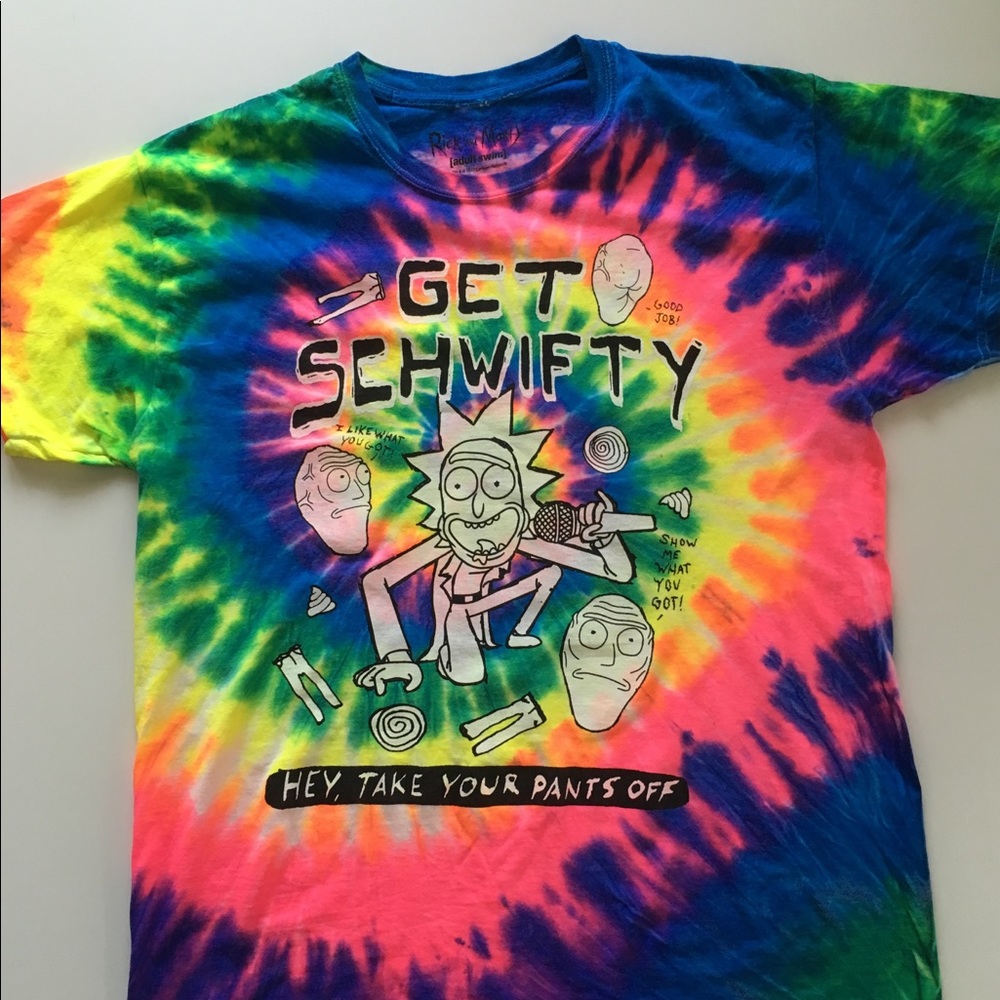 Rick and Morty Tie Dye T-Shirt